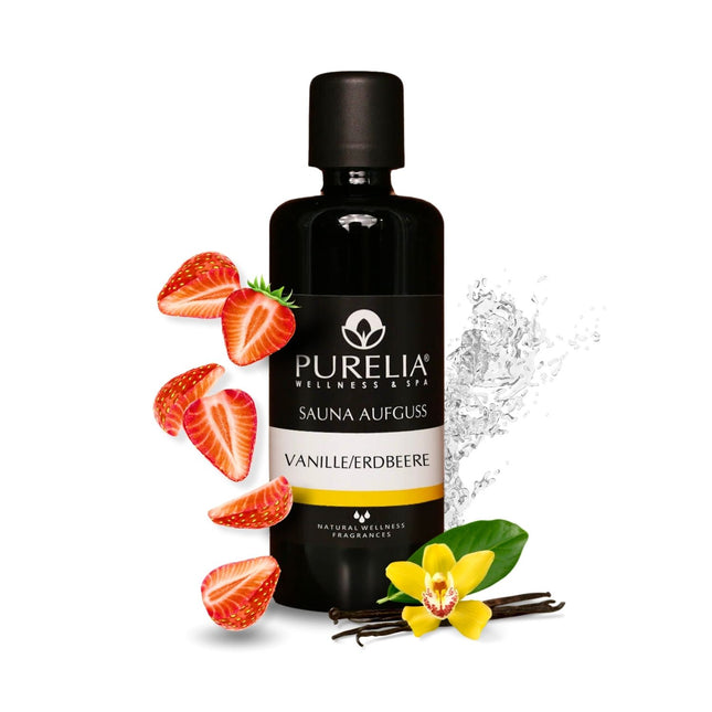 Saunaaufguss Konzentrat - Vanille-Erdbeer (100 ml)