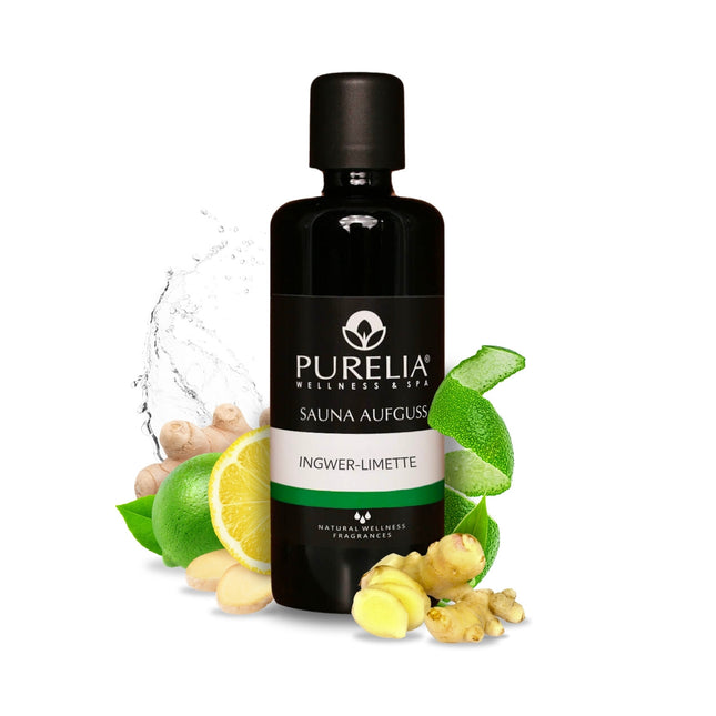 Saunaaufguss Konzentrat - Ingwer-Limette (100 ml)