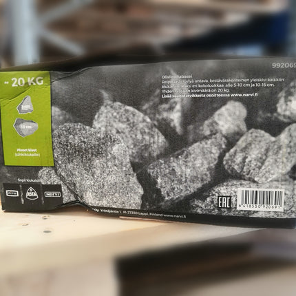 Finnische Saunasteine (20kg | Ø 5-10cm)