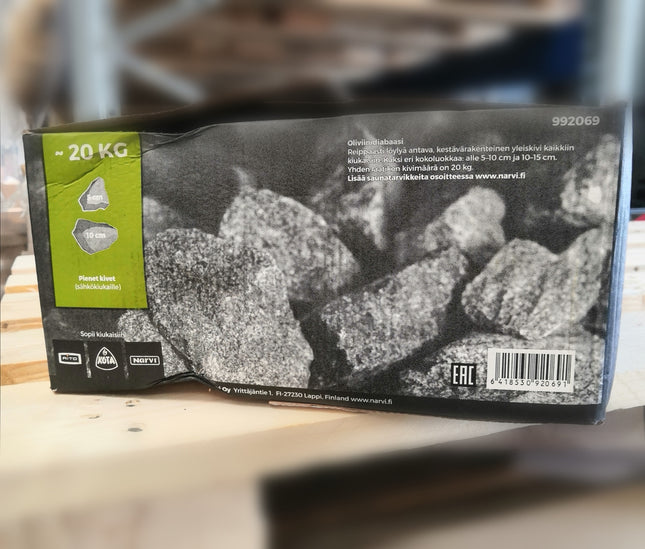 Finnische Saunasteine (20kg | Ø 5-10cm)