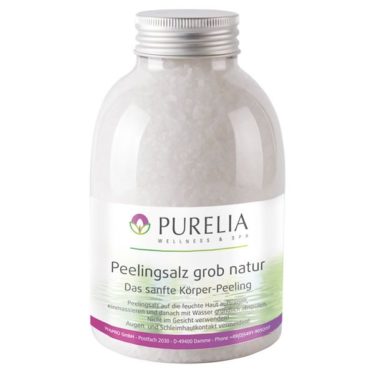 Das Naturliche Peelingsalz Rose Korperpeeling Badesalz Purelia